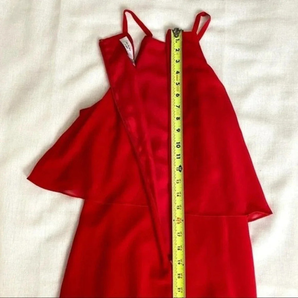ALI & JAY Tiered Bodice Halter in Red Size M - Picture 11 of 15